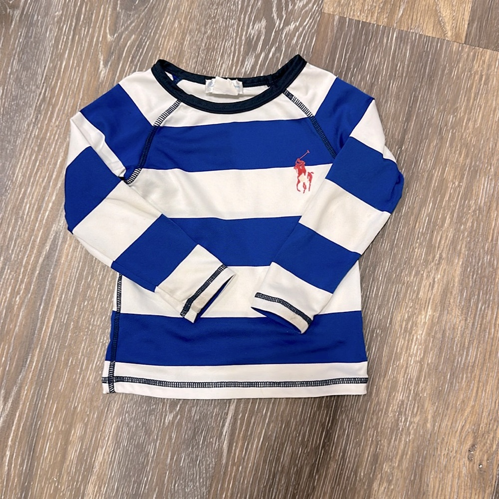 Ralph Lauren Toddler Boy Rash Guard - Size 18 Months